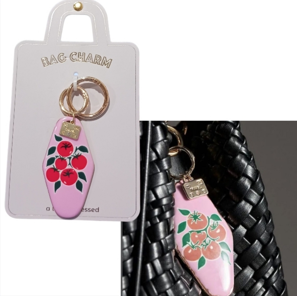 Tomatoes Hotel Key Bag Charm Travel - Picture 2 of 7